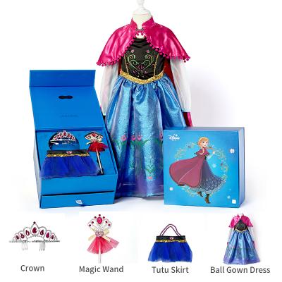 China Genuine/Unique/Safe Hot Selling Kids Amazon Amazon Party Costume Cosplay Anna Princess Dress Girl Halloween for sale