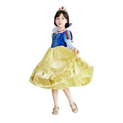 China Genuine/Safe/Attractive Girls Dress Up Elegant Princess Costume To Pretend Play Halloween Party Classic Snow White Dresses With Accessories For Kids for sale