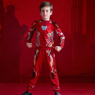 China Genuine/Safe/Easy Wearing Kids Ironman Marvel Superhero Costume Cosplay Halloween Costume For Kids for sale