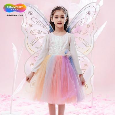 China New Design Anti-wrinkle Girls Winter Dress Fairy Costume Kid Dress For Kids for sale