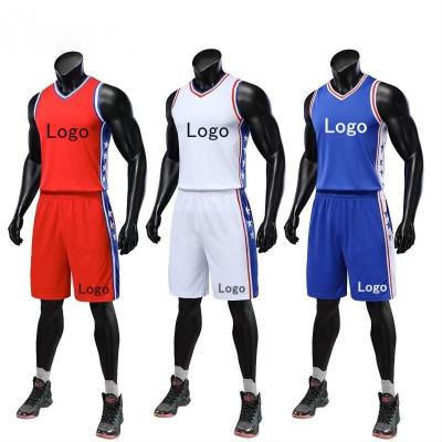 China Wholesale Custom Anti-UV Logo Blank Boy Basketball Jerseys Mens Basketball Wear Sports Mens Basketball Tank Top Uniform for sale