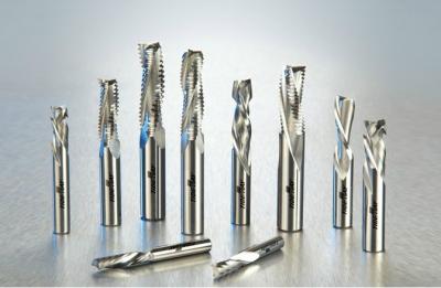 China CNC Router Bits Micro - Grain Carbide Fwo Flutes Spiral Bits For Cutting Wood, Laminate, Artificial Stone, Plastic for sale