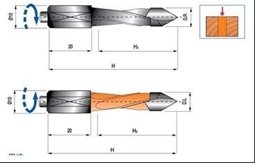 China Carbon steel and carbide TCT drill bits for multiple drilling machines for sale