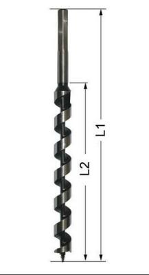 China Carbon steel durable auger bits, without burrs and skins char for sale