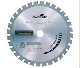 China OEM Trapeze shaped tooth TCT circular saw blades for cutting metals for sale