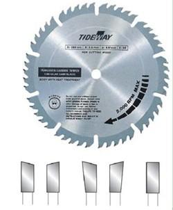 China TCT circular saw blades with premium steel and Micro grain carbide tips for sale