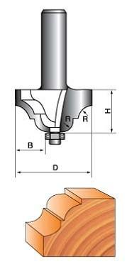 Cina Bit Double roman ogee in vendita