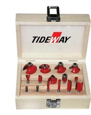 China Painted 45# carbon steel router bit sets for woodworking for sale