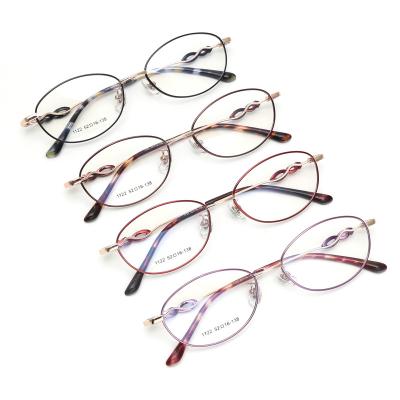 China 1122 Titanium Optical Frames Sight Glasses Sight Myopia Glasses All Titanium Optical Glasses Sight zu verkaufen