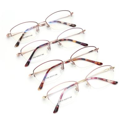 China Titanium Optical Frames 1133 High Quality New Fashion Designer Titanium Optical Eyeglasses Classic Eyewear Frames en venta