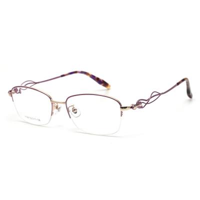 China Titanium Optical Frames 1139 Retro Titanium Spectacle Frames Of Common Wholesale Spectacles Ready For Women zu verkaufen