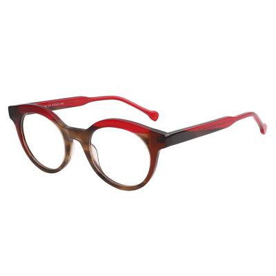 중국 Fashion Optical Frames P6135 2021 Acetate Eyeglasses Optical Frames Wholesale Cheap Anti Blue Light Glasses 판매용