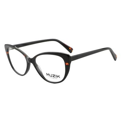 China Selling Women Acetate Optical Frames P6109 2021 Best Retro Eyeglasses Frames Optical Frames Wholesale Cheap Anti Blue Light Glasses for sale