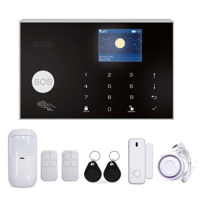 China YH-GW3 Tuya App Remote Control Radio and Wired GSM+WiFi Smart Home Alarm System for sale