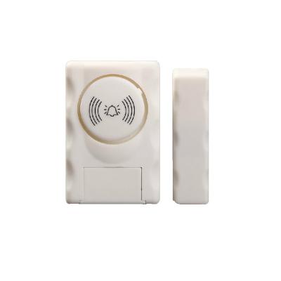 China Hot Sale Standalone ABS Battery Operated Door Contact Sensor With Siren Alarm for sale