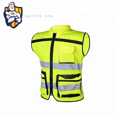 China Breathable High Visibility Reflective Safety Work Hi Visibility Class 2 ANSI/ISEA Safety Duty Vest for sale