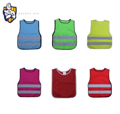 China Reflective Safety EN13356 Hi Vis Vest Children Safety Purple Reflective Vest/Reflective Vest/Kids Safety Child for sale