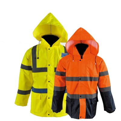 China New Men High Safety Coat Safety Coat Winter en20471 Parka Jacket Water Proof Water Proof Reflective Jackets for sale