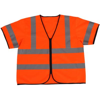 China ISO 20471 CLASS 3 Short Sleeve EN High Visibility Reflective Safety Jackets for sale