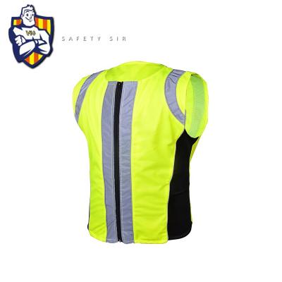 China Safety CE EN471 Safety Vest Reflective Yellow Reflective Safety And Motor Jacket With CE EN471 ANSI Standard for sale