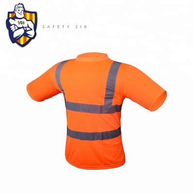 China 100% High Visibility Cotton High Visibility Tape Reflective T-Shirt for sale