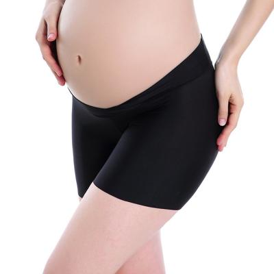 China Maternity Safety Gaiters Summer Anti-Skin-Light Pants Anti-Bacterial Low Waist Boxer Pants High Waist Thin Antibacterial Pregnant for sale