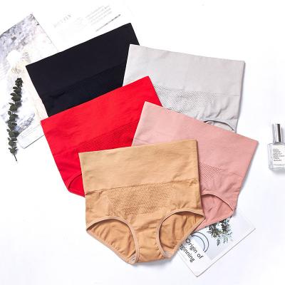 China High-waisted Ruffle Women's Hot Stomach Stomach Other Women's Underwear Postpartum Shaping Waist Belt Hip Pants Head for sale