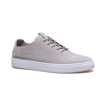 China Fashion Trend New Fashion Suede Leather Men's Fashion Flat Sneakers Shoes for sale