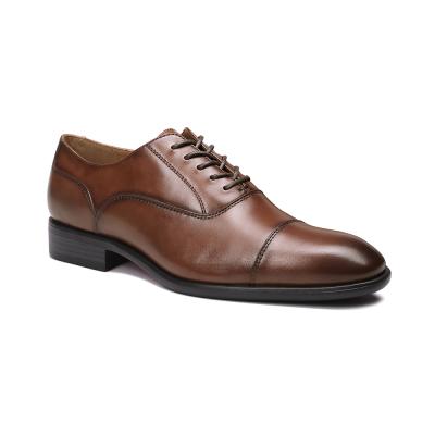 China Breathable High Quality Handmade Oxford Men Formal Dress Leather Shoes Manufacturer for sale