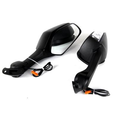 China Yongxin Motorcycle Accessories Mirrors Glass+Plastic+Metal Side Mirrors Motorbike Rearview Mirror With Led For Kawasaki Ninja Zx 10R 2016-2019 for sale