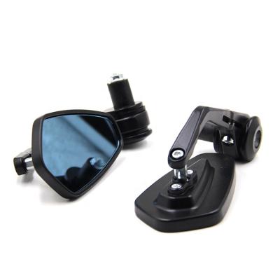 China Aluminum alloy Yongxin motorcycle modification blue light aluminum alloy motorcycle anti-glare rear view mirror for sale