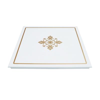 China Fire Resistant Aluminum Ceiling Panel 600x600 Decorative Metal Ceiling Tiles for sale