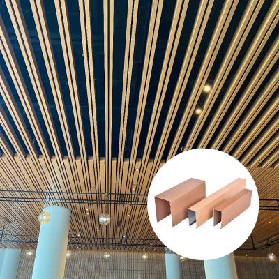 China U Shaped Aluminium Ceiling Tile Customized Aluminium Ceiling Strip for sale