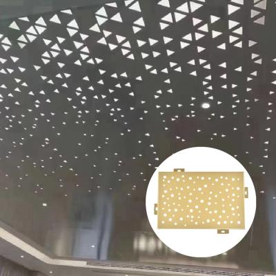 China Perforated Metal Cladding Panels Customized Size Aluminum Metal Wall Panels for sale