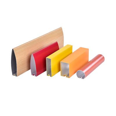 China Custom Aluminum Profiles Fireproof Square Aluminium Tube For Building Ceilings for sale