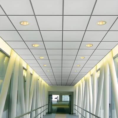 China Fabrikpreis Clip-in Aluminium Decken Akustik Plafond Dekor Metallclip in Deckenfliesen für Büro zu verkaufen