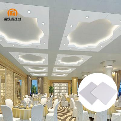 China Modern Design Office Hotel Flase Aluminum Metal Ceil Building Material 2X2 Drop Ceiling Tiles for sale