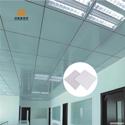 China Metal False Ceiling Material Square Ceiling Tiles Modern Fireproof Perforated 60 X 60 Aluminum Ceiling Tiles for sale