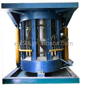 China Heating Price 1T Metal Melting Machine Melting Furnace Hydraulic Aluminum Melting Furnace for sale