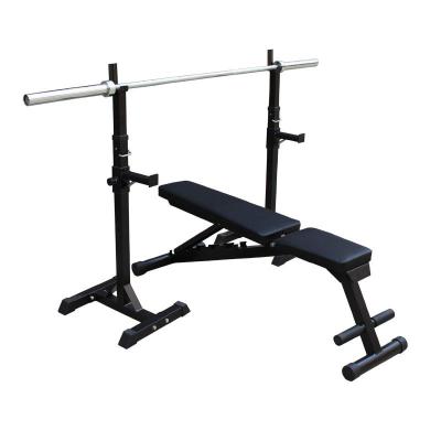 China Gym Indoor Commercial Adjustable Safety Power Equipment Squat Rack Bar for sale