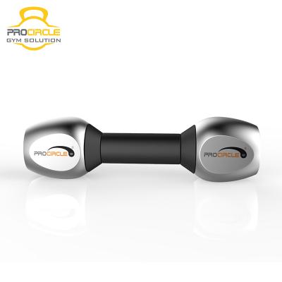 China Bodybuilding Training Weight Fitness Plating Chrome Stainless Steel Dumbbell for sale