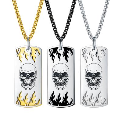 China Hiphop High Quality Stainless Steel Pendant Necklace Punk Chain For Men GX1962 for sale