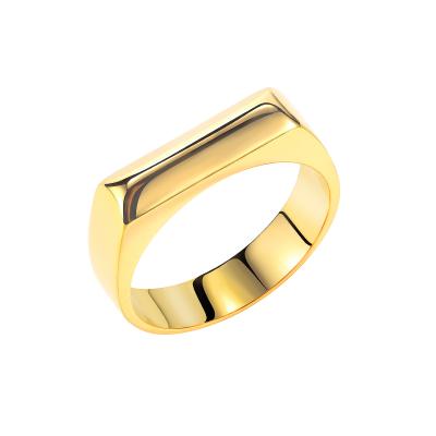 China Factory Direct Selling Stainless Steel Environmental Friendly Ring Personality Geometric Soft Ring For Men And Women for sale