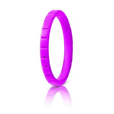 China New Design 3mm Cogwheel Custom Couple Rings Environmental Friendly Silicone Wide Finger Rings For Women for sale