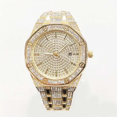 China Unisex hiphop diamond quartz watch for women for sale