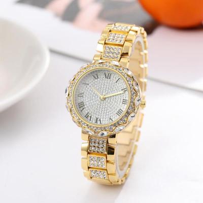 China Unisex Fashion Watch Diamond Quartz Non-Mechanical Watch For Women for sale