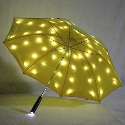 China Contemporary Promotional Advertising Outdoor Led Umbrella for sale