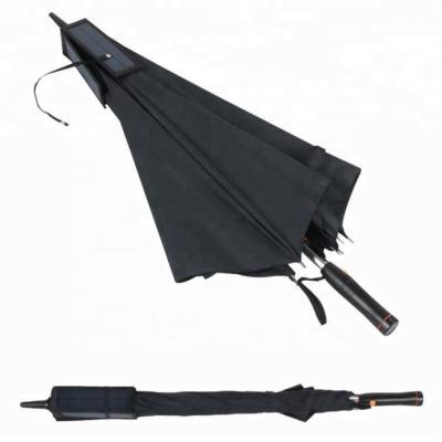 China Contemporary Good Quality Fan Golf Umbrella with Fan for sale