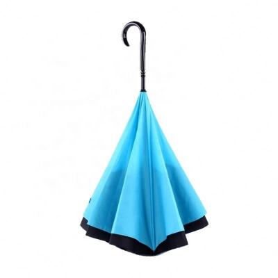 China Contemporary Set Safety Parachase Open Backwards Umbrella On The Contrary With Sheath for sale