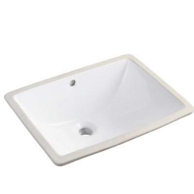 China Easy Clean Wash Basin cUPC Ceramic Retangular Under Mount Basin Undercounter Sink Wholesale for sale